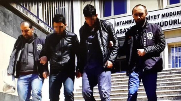 Çaldıkları otomobili yıkatmaya götürünce yakalandılar