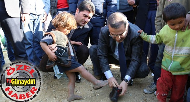 Çamurlu ayağa potin!
