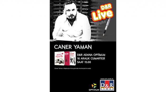 Caner Yaman okurlarıyla buluşacak