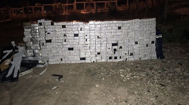 Çekicinin yakıt deposundan 4 bin paket sigara çıktı