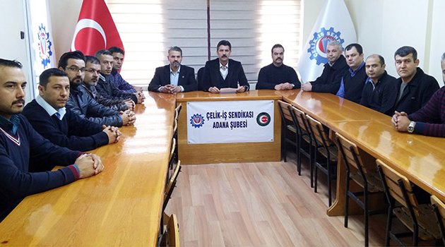 ÇELİK-İŞ sendikası Adana şube başkanı Sedat Aydın