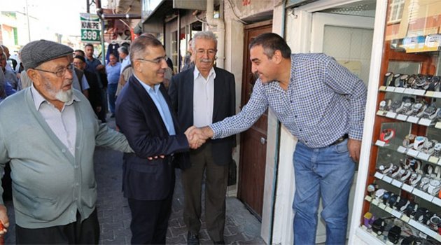 Çelikcan Yavuzlar esnafını ziyaret etti