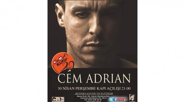 Cem Adrian Adana’ya geliyor