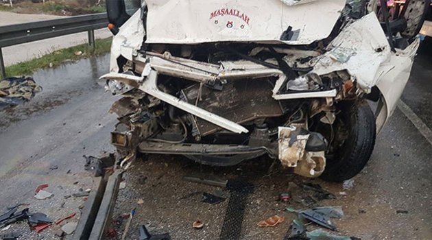 Cenaze dönüşü büyük kaza: 14 yaralı