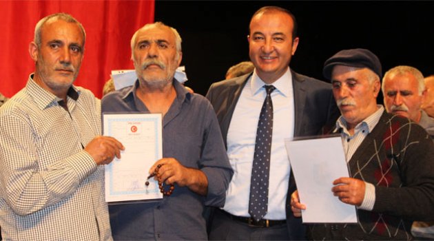 Ceyhan’da 500 kişiye tapu
