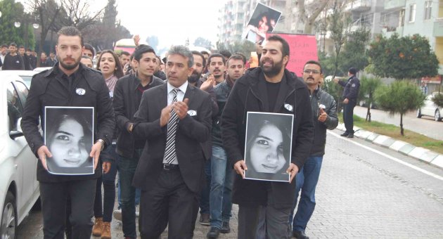 Ceyhan "Özgecan" için yürüdü