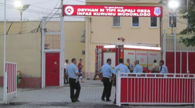 Cezaevinde yangın