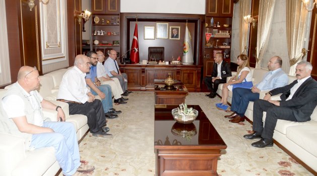 ÇGC Yönetiminden, Başkan Sözlü’ye ziyaret