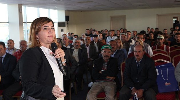Çiftçilere ‘Entansif Keçi Yetiştiriciliği’ anlatıldı