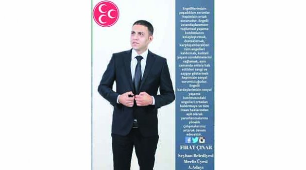 Çınar: Engellilerin sesi olacağım