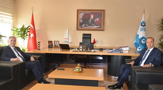 ÇÜ Rektörü Prof. Dr. Kibar, Rektör Prof. Dr. Tümay’ı ziyaret etti