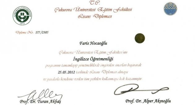 ÇÜ yükseklisans öğrencisini şok etti