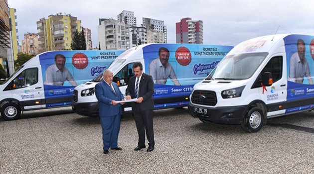 Çukurova Belediyesi’nden vatandaşa ücretsiz pazar servisi