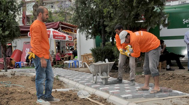 Çukurova’da park yenileme çalışmaları