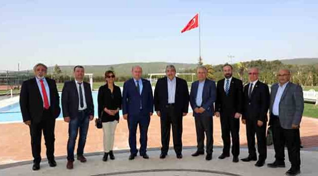 Çukurova Gazeteciler Cemiyeti’nden Sanko’ya ziyaret
