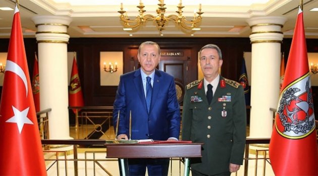 Cumhurbaşkanı Erdoğan Genelkurmay Başkanlığı'nda
