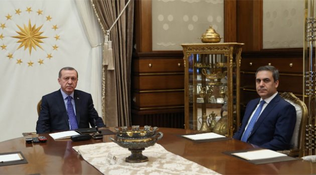 Cumhurbaşkanı Erdoğan, Hakan Fidan’ı kabul etti