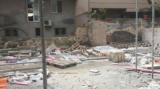 Dengesini kaybedince yere çakıldı