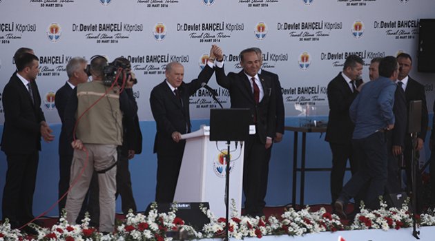 "Devlet Bahçeli Köprüsü"nün temeli atıldı