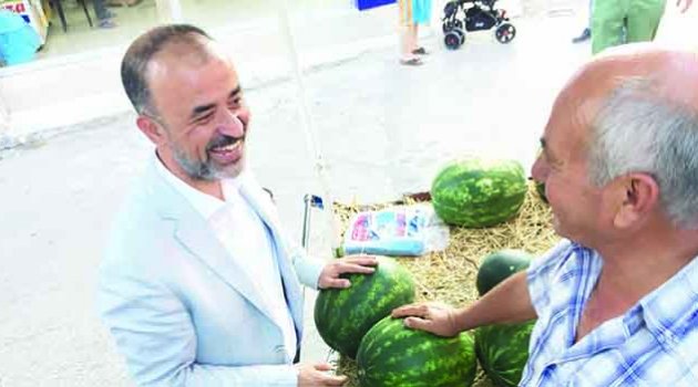 Diren Özgül MHP için  sokak sokak geziyor