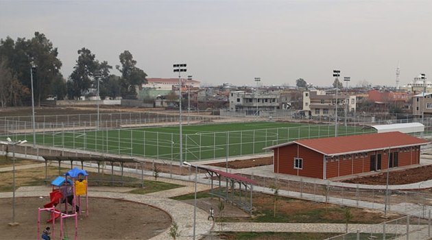 Doğankent spor tesisi tamamlandı