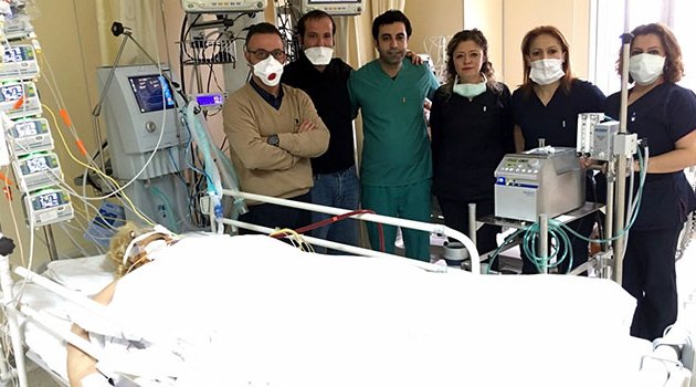 Domuz gribi olan hasta, yapay akciğer ile hayata döndü