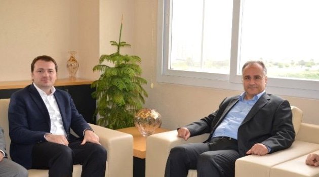 Ecertaş’tan ABTÜ Rektörüne Ziyaret