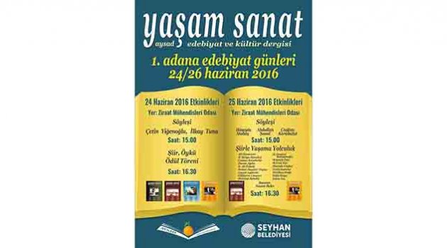 Edebiyatçılar Adana’da buluşuyor