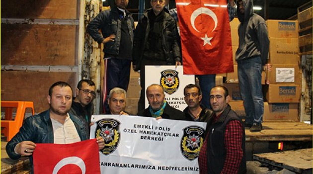 Emekli özel harekatçılardan meslektaşlarına anlamlı yardım