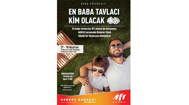 “En baba tavlacılar” M1 Adana’da