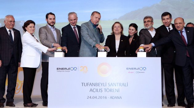 Erdoğan dev yatırımın açılışını yaptı