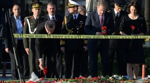 Erdoğan ilk kez olay yerinde..