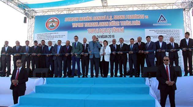 Erkan Teknik Meslek Lisesi’ni Erdoğan açtı