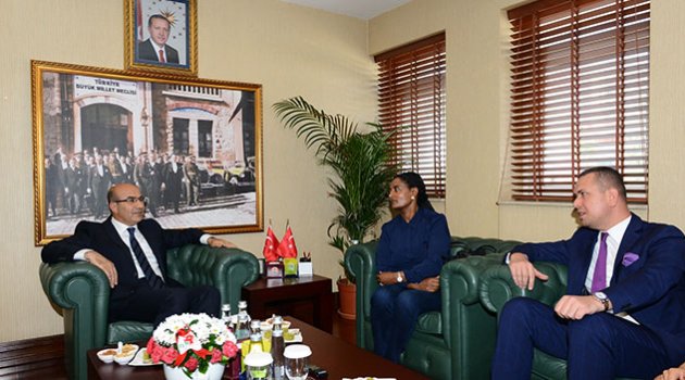 Etiyopya Cumhurbaşkanın Eşi Nega’dan Vali Demirtaş’a ziyaret