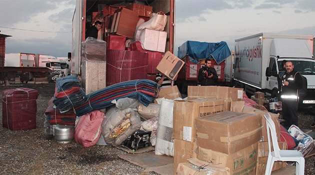 Ev eşyaları arasından 150 bin paket kaçak sigara çıktı