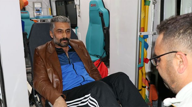 Evine giderken köpek saldırısına uğrası hastanelik oldu