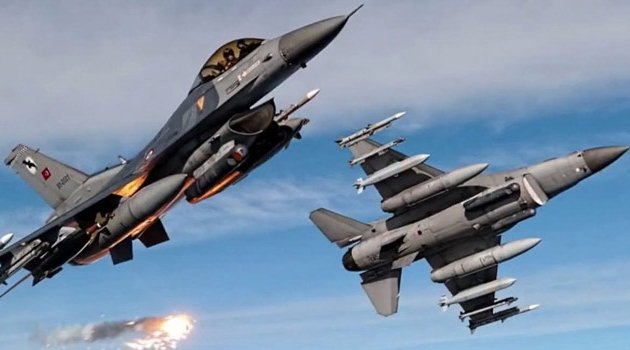 F- 16'lar IŞİD'e ait 3 hedefi vurdu; 35 ölü
