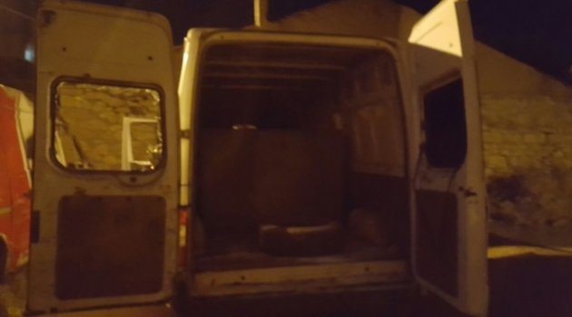 Faciadan dönüldü! Bomba yüklü minibüs...
