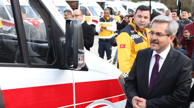 Filoya 17 ambulans daha katılıyor