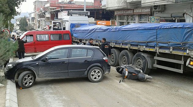 Freni patlayan TIR dehşet saçtı