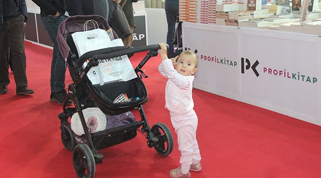Fuarın minik ziyaretçileri