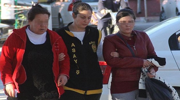 Fuhşa aracılıkyapan ve yer temin eden iki kadın yakalandı