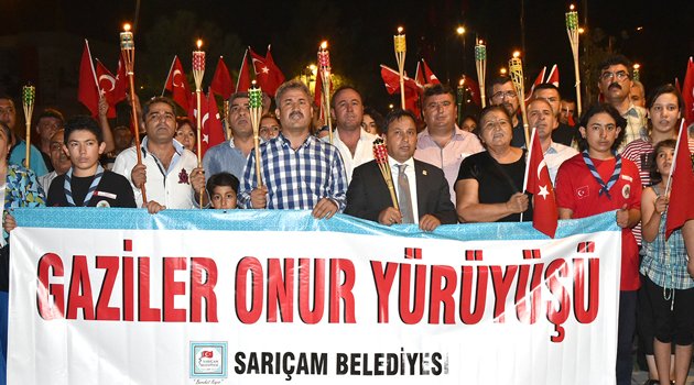 Gaziler için onur yürüyüşü