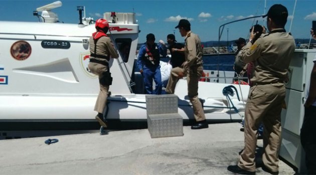 Gemi personelinin parmakları koptu