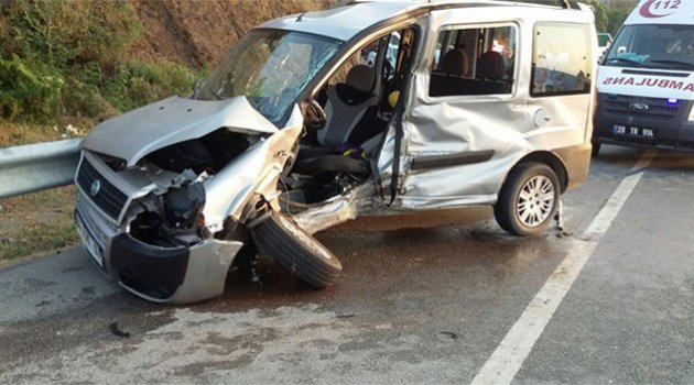 Giresun'da trafik kazası: 1 ölü, 3 yaralı