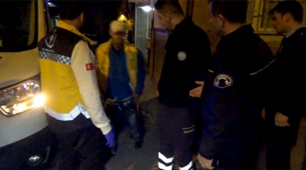 Girmeye çalıştığı evin balkonundan kazığın üzerine düştü