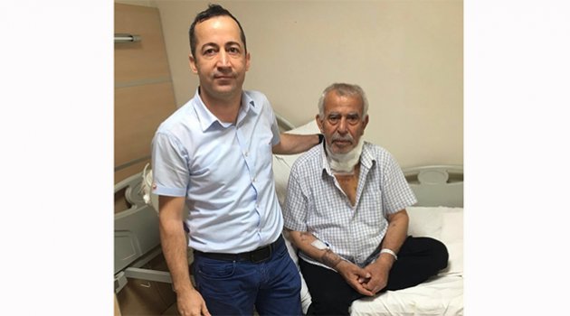 Gırtlak kanseri ameliyatıyla sağlığına kavuştu