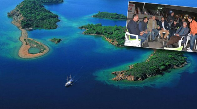 Göcek koyları için çadır direnişi