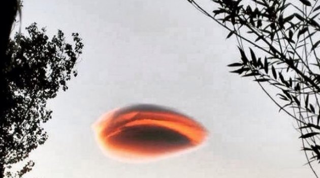 Görenleri şaşırtan bulut