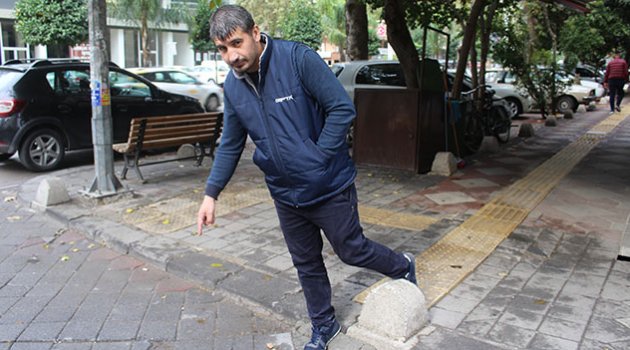 Görme engellilere tuzak mı?